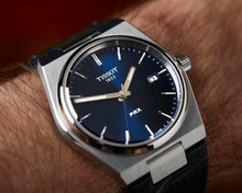 Load image into Gallery viewer, Tissot PRX Blue Dial Blue Leather Strap Watch for Men - T137.410.16.041.00