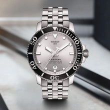 Load image into Gallery viewer, Tissot Seastar 1000 Powermatic 80 Silver Dial Silver Steel Strap Watch For Men - T120.407.11.031.00