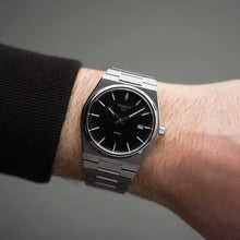 Load image into Gallery viewer, Tissot PRX Quartz Black Dial Silver Steel Strap Watch For Men - T137.410.11.051.00