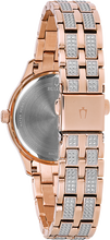 Load image into Gallery viewer, Bulova Crystal Collection Silver Crystals Dial Two Tone Steel Strap Watch for Women - 98L235