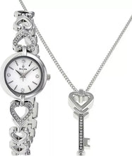 Load image into Gallery viewer, Bulova Crystals White Dial Silver Steel Strap Watch for Women - 96X114