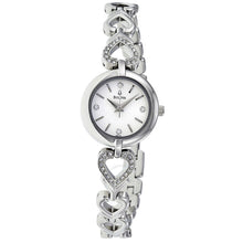 Load image into Gallery viewer, Bulova Crystals White Dial Silver Steel Strap Watch for Women - 96X114
