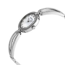 Load image into Gallery viewer, Bulova Crystal Collection Mother of Pearl Dial Silver Steel Strap Watch for Women - 96L223