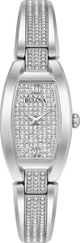 Bulova Crystal Collection Silver Dial Silver Steel Strap Watch for Women - 96L235