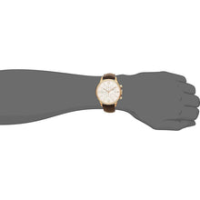 Load image into Gallery viewer, Tissot Des Tourelles Chronograph Silver Dial Brown Leather Strap Watch For Men - T099.427.36.038.00