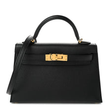 Load image into Gallery viewer, Epsom Mini Kelly Sellier 20 Black