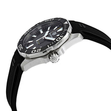 Load image into Gallery viewer, Tag Heuer Aquaracer Black Dial Black Rubber Strap Watch for Men - WAY111A.FT6151