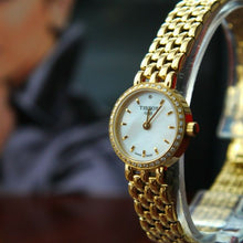 Load image into Gallery viewer, Tissot T-Lady Lovely Mother of Pearl Dial Gold Steel Strap Watch For Women - T058.009.63.116.00