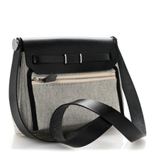 Load image into Gallery viewer, Military Toile Vache Hunter Herbag Zip Retourne 20 Ecru Black