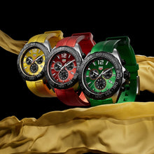 Load image into Gallery viewer, Tag Heuer Formula 1 Chronograph Red Dial Red Rubber Strap Watch for Men - CAZ101AN.FT8055