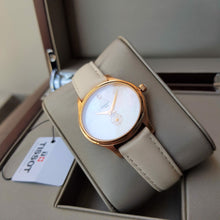 Load image into Gallery viewer, Tissot T Lady Bella Ora Mother of Pearl Dial Cream Leather Strap Watch for Women - T103.310.36.111.00