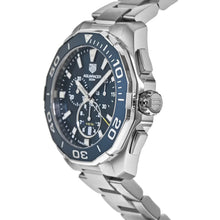 Load image into Gallery viewer, Tag Heuer Aquaracer Blue Dial SIlver Steel Strap Watch for Men - CAY111B.BA0927
