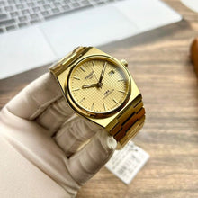 Load image into Gallery viewer, Tissot PRX Powermatic 80 Gold Dial Gold Steel Strap Watch for Men - T137.207.33.021.00