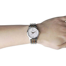 Load image into Gallery viewer, Tissot T Classic Tradition White Dial Two Tone Mesh Bracelet Watch for Women - T063.210.22.037.00
