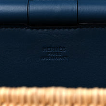 Load image into Gallery viewer, Swift Wicker Picnic Fishing Bag Bleu de Prusse