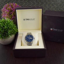 Load image into Gallery viewer, Tag Heuer Carrera Automatic Blue Dial Silver Steel Strap Watch for Men - WAR201E.BA0723