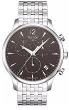Load image into Gallery viewer, Tissot T Classic Tradition Chronograph Black Dial Silver Steel Strap Watch For Men - T063.617.11.057.00