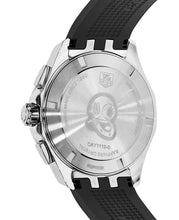 Load image into Gallery viewer, Tag Heuer Aquaracer Chronograph White Dial Black Rubber Strap Watch for Men - CAY1111.FT6041