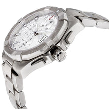 Load image into Gallery viewer, Tag Heuer Aquaracer Caliber 16 Automatic Chronograph White Dial Silver Steel Strap Watch for Men - CAY2111.BA0927