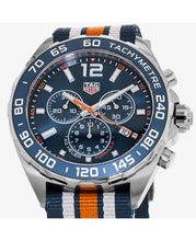 Load image into Gallery viewer, Tag Heuer Formula 1 Chronograph 43mm Blue Dial NATO Strap Watch for Men - CAZ1014.FC8196
