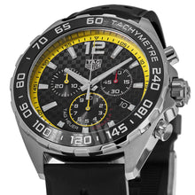 Load image into Gallery viewer, Tag Heuer Formula 1 Chronograph Black Dial Black Rubber Strap Watch for Men - CAZ101AC.FT8024