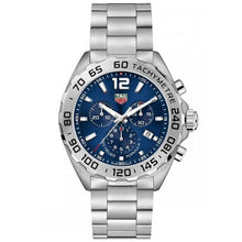 Load image into Gallery viewer, Tag Heuer Formula 1 Chronograph Blue Dial Silver Steel Strap Watch for Men - CAZ101K.BA0842