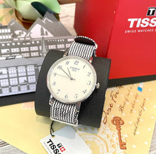 Load image into Gallery viewer, Tissot T Classic Everytime Medium White Dial Two Tone NATO Strap Watch for Women - T109.410.18.032.00