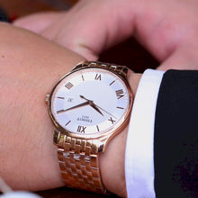 Load image into Gallery viewer, Tissot T Classic Tradition White Dial Rose Gold Steel Strap Watch For Women - T063.610.33.038.00
