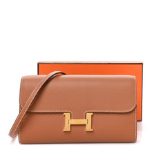 Load image into Gallery viewer, Evercolor Constance Wallet To Go Gold