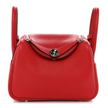 Load image into Gallery viewer, Taurillon Clemence Mini Lindy 20 Rouge Radieux