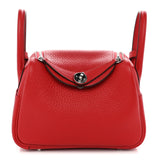 Taurillon Clemence Mini Lindy 20 Rouge Radieux