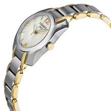 Load image into Gallery viewer, Tissot T Wave Mother of Pearl Dial Two Tone Steel Strap Watch for Women - T023.210.22.117.00