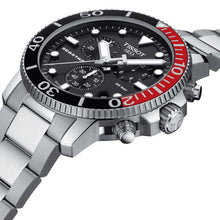Load image into Gallery viewer, Tissot Seastar 1000 Chronograph Black Dial Silver Steel Strap Watch For Men - T120.417.11.051.01
