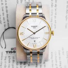 Load image into Gallery viewer, Tissot Chemin des Tourelles Powermatic 80 Silver Dial Two Tone Steel Strap Watch for Men - T099.407.22.038.02