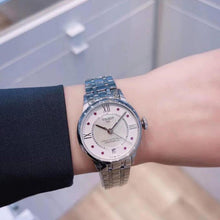 Load image into Gallery viewer, Tissot Chemin Des Tourelles Powermatic 80 Rubies Mother of Pearl Dial Silver Steel Strap Watch For Women - T099.207.11.113.00