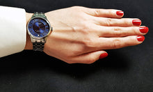 Load image into Gallery viewer, Tissot Chemin Des Tourelles Powermatic 80 Lady Blue Dial Silver Steel Strap Watch For Women - T099.207.11.048.00