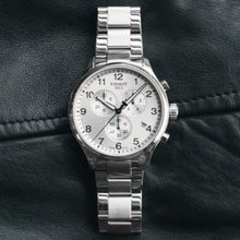 Load image into Gallery viewer, Tissot Chrono XL Classic Silver Dial Silver Steel Strap Watch For Men - T116.617.11.037.00