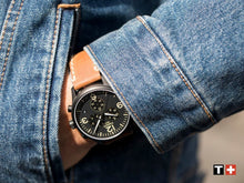 Load image into Gallery viewer, Tissot T Sport Chrono XL Black Dial Brown Leather Strap Watch For Men - T116.617.36.057.00