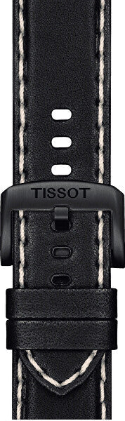 Tissot Chrono XL Vintage Chronograph Black Dial Black Leather Strap Watch For Men - T116.617.36.052.02