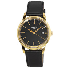 Load image into Gallery viewer, Tissot T Classic Dream Black Dial Black Leather Strap Watch for Men - T033.410.36.051.01