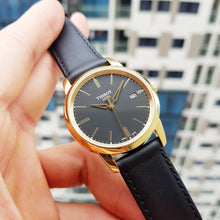 Load image into Gallery viewer, Tissot T Classic Dream Black Dial Black Leather Strap Watch for Men - T033.410.36.051.01