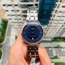 Load image into Gallery viewer, Tissot Chemin Des Tourelles Powermatic 80 Blue Dial Silver Steel Strap Watch for Men - T099.407.11.048.00