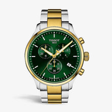 Load image into Gallery viewer, Tissot T Sport Chrono XL Classic Green Dial Two Tone Steel Strap Watch for Men - T116.617.22.091.00