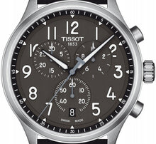 Load image into Gallery viewer, Tissot Chrono XL Vintage Quartz Black Dial Black Leather Strap Watch For Men - T116.617.16.062.00