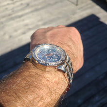 Load image into Gallery viewer, Bulova Octova Crystal Silver Dial Two Tone Steel Strap Watch for Men - 98C133