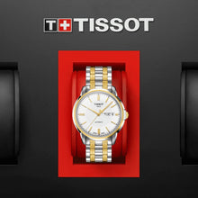 Load image into Gallery viewer, Tissot T Classic Automatics III White Dial Two Tone Steel Strap Watch For Men - T065.430.22.031.00