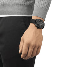 Load image into Gallery viewer, Tissot Chrono XL Vintage Black Dial Black Leather Strap Watch For Men - T116.617.36.052.00