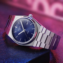 Load image into Gallery viewer, Tissot T Classic PRX Blue Dial Silver Steel Strap Watch For Men - T137.410.11.041.00