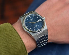 Load image into Gallery viewer, Tissot PRX Powermatic 80 Blue Dial Silver Steel Strap Watch for Men - T137.207.11.041.00