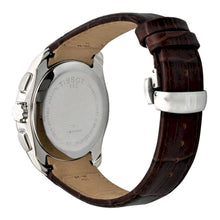 Load image into Gallery viewer, Tissot Couturier Chronograph White Dial Brown Leather Strap Watch For Men - T035.617.16.031.00